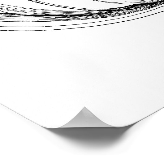  Kunst Nieuw-Zeeland - Sjabloon Iris Poster (Hoek)