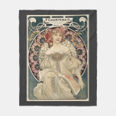  Kunst Nieuwe Alphonse Mucha Kunst schilderen Fleece Deken (Voorkant)
