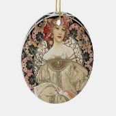  Kunst Nieuwe Alphonse Mucha Kunst schilderen Keramisch Ornament (Rechts)