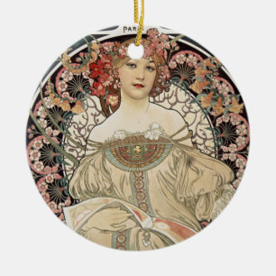 Kunst Nieuwe Alphonse Mucha Kunst schilderen Keramisch Ornament