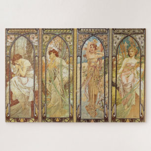  Kunst Nieuwe Alphonse Mucha Kunst schilderen Legpuzzel