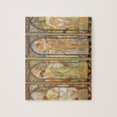  Kunst Nieuwe Alphonse Mucha Kunst schilderen Legpuzzel (Verticaal)
