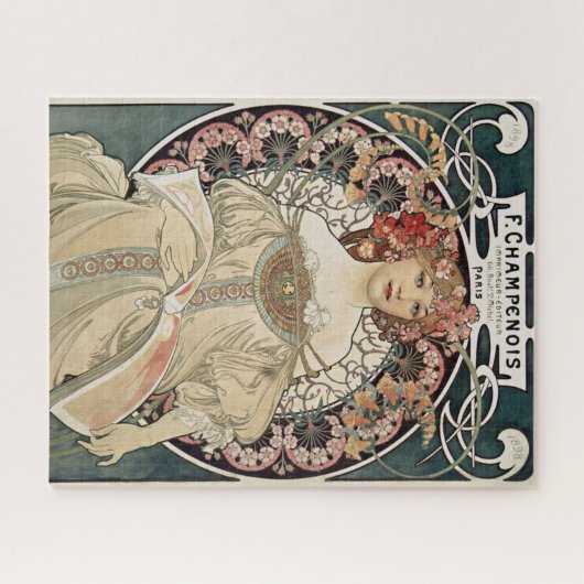 Kunst Nieuwe Alphonse Mucha Kunst schilderen Legpuzzel (Horizontaal)