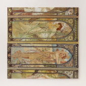 Kunst Nieuwe Alphonse Mucha Kunst schilderen Legpuzzel (Horizontaal)