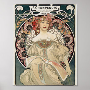 Kunst Nieuwe Alphonse Mucha Kunst schilderen Poster
