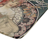 Kunst Nieuwe Alphonse Mucha Kunst schilderen Snijplank (Hoek)