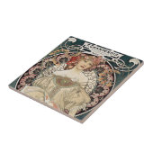  Kunst Nieuwe Alphonse Mucha Kunst schilderen Tegeltje (Zijkant)