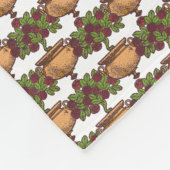 Kunst Nieuwe Beeldbedekking rosebush Fleece Deken (Hoek)