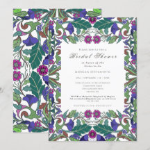 Kunst Nieuwe blauwe roze florale bridale bloem