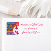 Kunst nieuwe bloem  bloem Victoriaans Etiket (Insitu)