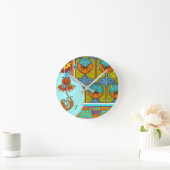 Kunst nieuwe bloem bloem Victoriaans Ronde Klok (Huis)