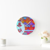 Kunst nieuwe bloem  bloem Victoriaans Ronde Klok (Huis)