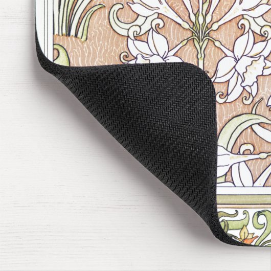 Kunst nieuwe bloem  textielbloem muismat (Hoek)