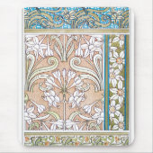 Kunst nieuwe bloem  textielbloem muismat (Voorkant)