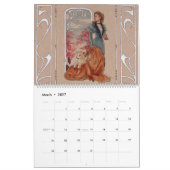 Kunst nieuwe dames in 2017 kalender (Mar 2027)