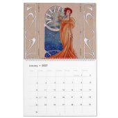 Kunst nieuwe dames in 2017 kalender (Jan 2027)