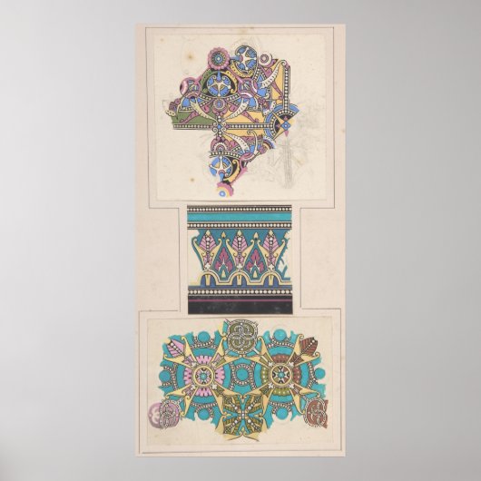 Kunst nieuwe decoratieve kunst Christopher dresser Poster (Voorkant)