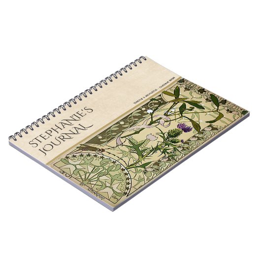  Kunst Nieuwe Floral Notitieboek (Linkerzijde)