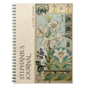 Kunst Nieuwe Floral Notitieboek