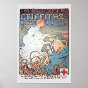  kunst Nieuwe Franse fiets Poster