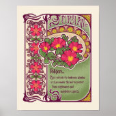 Kunst Nieuwe Geïnspireerde Poster Ontwerp Roze Wil (Voorkant)