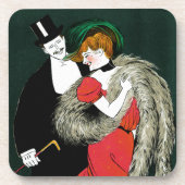  Kunst Nieuwe, Italiaanse Mode Liefde Romance Bier Onderzetter (Voorkant)