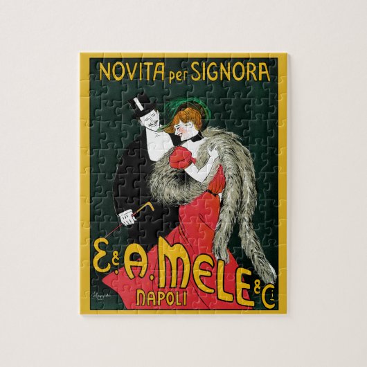 Kunst Nieuwe, Italiaanse Mode Liefde Romance Legpuzzel (Verticaal)