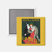  Kunst Nieuwe, Italiaanse Mode Liefde Romance Magneet (Voorkant / Achterkant)