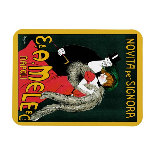  Kunst Nieuwe, Italiaanse Mode Liefde Romance Magneet (Horizontaal)