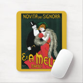 Kunst Nieuwe, Italiaanse Mode Liefde Romance Muismat (Met muis)