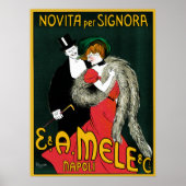 Kunst Nieuwe, Italiaanse Mode Liefde Romance Poster (Voorkant)