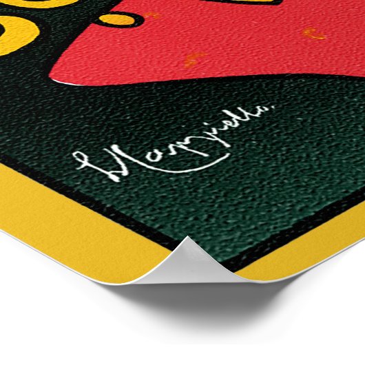  Kunst Nieuwe, Italiaanse Mode Liefde Romance Poster (Hoek)