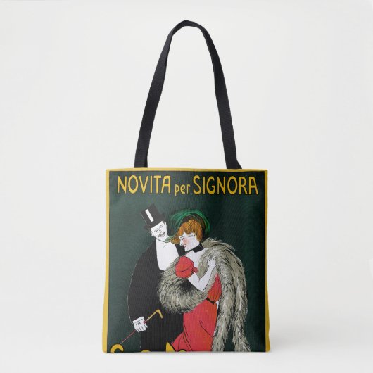  Kunst Nieuwe, Italiaanse Mode Liefde Romance Tote Bag (Voorkant)