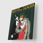  Kunst Nieuwe, Italiaanse Mode Liefde Romance Vierkante Klok (Hoek)