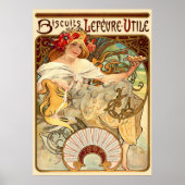  Kunst Nieuwe Koekjes Ad door Alphonse Mucha Poster (Voorkant)