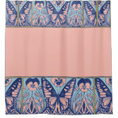  Kunst Nieuwe Kunst Butterflies en Pansies Douchegordijn (Voorkant)