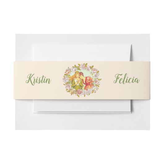 kunst nieuwe LGBTQ 2-berichten Uitnodigingen Wikkel (Voorkant Voorbeeld)