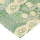 Kunst Nieuwe Lotus en het Patroon van Poppies Tafelkleed (Gekanteld)