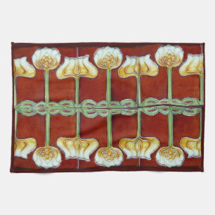  Kunst Nieuwe Lotus Flowers keramische tegels Theedoek