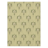 Kunst nieuwe Mission Style, wit bloempatroon Tafelkleed (Voorkant)