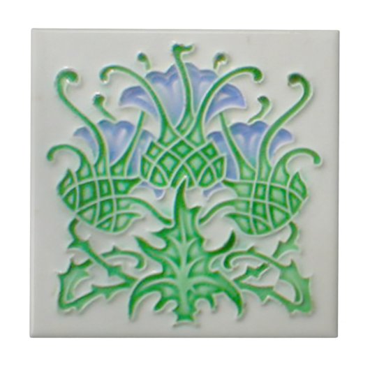 Kunst Nieuwe  Ontwerpeigenschap Tegel in 2 Grootte Tegeltje (Voorkant)