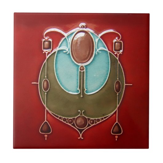 Kunst Nieuwe Ontwerpeigenschap Tegel in 2 Grootte Tegeltje (Voorkant)