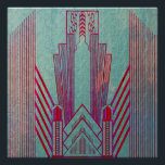 Kunst nieuwe, rode, blauwgroen, groene, , art deco perfect poster<br><div class="desc">Kunst nieuwe,  rode,  blauwgroen,  groene,  ,  kunstdeco,  eleganr,  chic,  trendy,  modern,  mooi</div>
