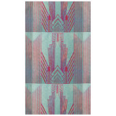 Kunst nieuwe, rode, blauwgroen, groene, , art deco tafelkleed (Voorkant)