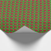 Kunst Nieuwe Rode Karnanjers Cadeaupapier (Hoek)