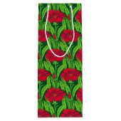 Kunst Nieuwe Rode Karnanjers Wijn Cadeautas (Achterkant)