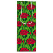 Kunst Nieuwe Rode Karnanjers Wijn Cadeautas (Voorkant)