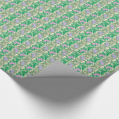 Kunst Nieuwe roze waterlelasmaag Cadeaupapier (Hoek)