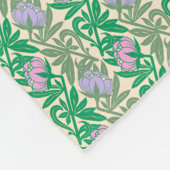 Kunst Nieuwe roze waterlelasmaag Fleece Deken (Hoek)