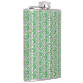 Kunst Nieuwe roze waterlelasmaag Heupfles (Rechts)